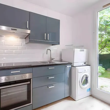 Appartement Le Cocon Chic-jardin Prive-parking Courcouronnes